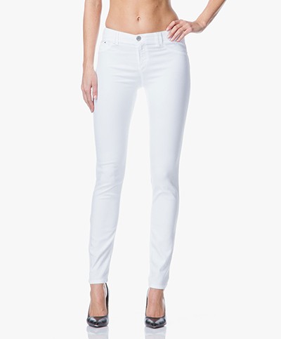 Armani Jeans J28 Slim Fit 5-Pocket Jeans - White