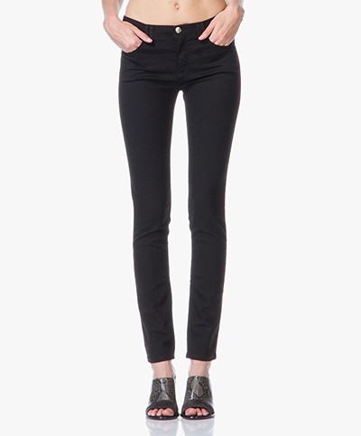 Armani Jeans J28 Slim Fit 5-Pocket Jeans - Black