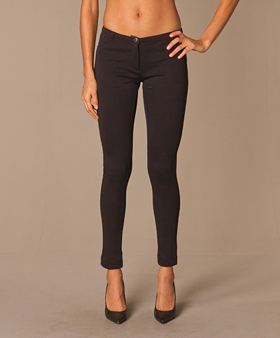 Armani Jeans Jersey Pants - Black