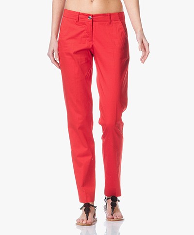 Armani Jeans Cotton Chino - Red