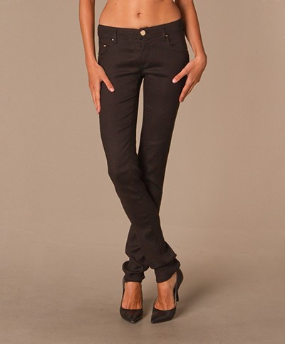 Armani Jeans Linen Pants - Black