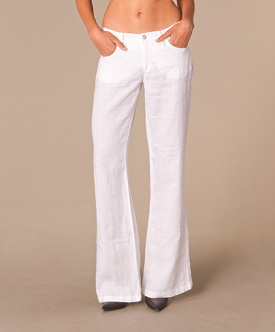 Armani Jeans Linen Pants - White