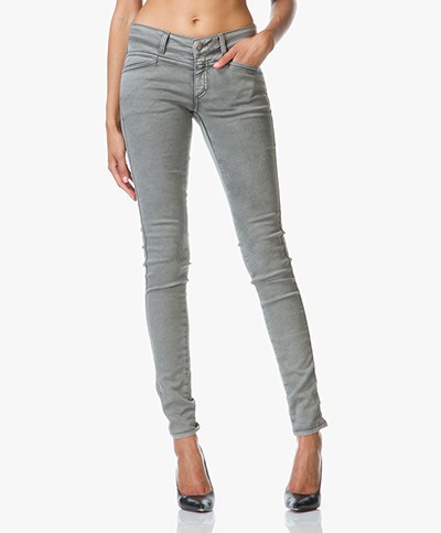 Closed Pedal Star Coloured Skinny Jeans - Donkergrijs