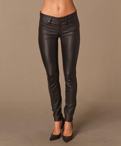 Marc Jacobs Leather Pants - Black