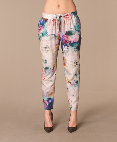 Paul Smith Floral Print Broek - Multicolored/Off-White