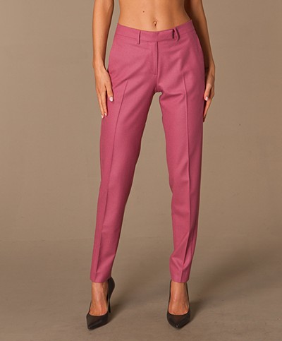 Paul Smith Stretch-Wool Pants - Vintage Pink