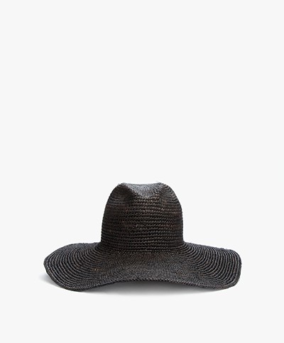 Filippa K Straw Hat - Zwart