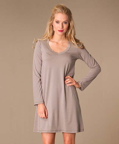 Sunday in Bed Francis Nightshirt - Taupe