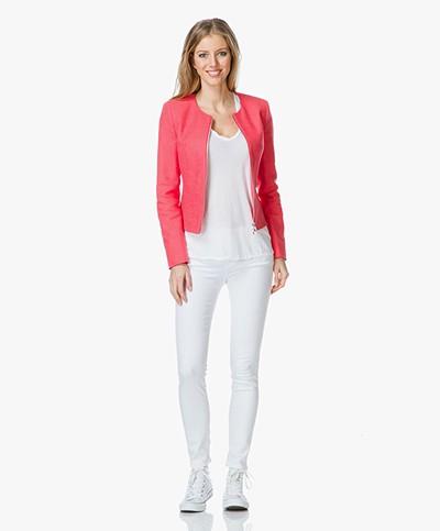 HUGO Azire Jacket with Zipper - Bright Pink