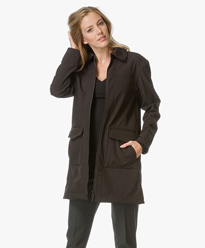 Ilse Jacobsen Softshell Rain Coat RAIN80 - Black