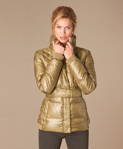 Drykorn Nebo Down Jacket - Olive Green