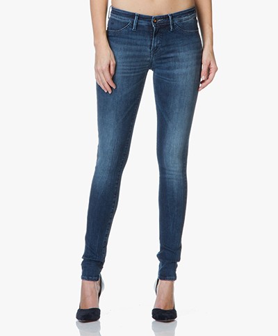 Denham Spray Super Skinny Fit Jeans - Donkerblauw