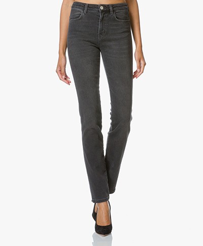 Filippa K Lola Grey Wash High-waist Jeans - Grey