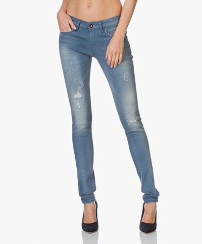 Denham Skinny Fit Jeans Sharp - Golden Rivet Patty