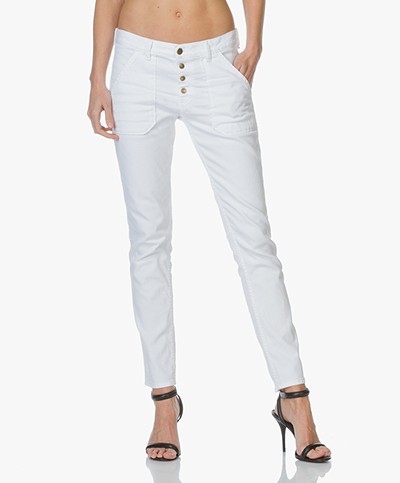 Ba&sh Marc Girlfriend Jeans - White