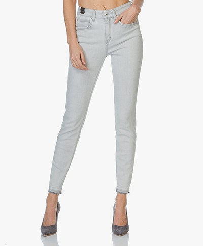 Drykorn High-Waist  Skinny Jeans Remote - Light Grey