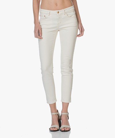 Closed Power Stretch Slim-fit Jeans Baker - Ivory Beige