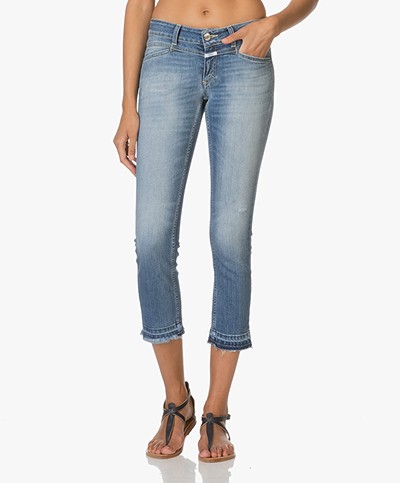Closed Starlet Cropped Skinny Jeans - Light Worn Blue 