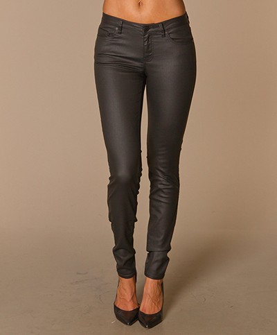 2ND DAY Sally Coated Jeans - Black