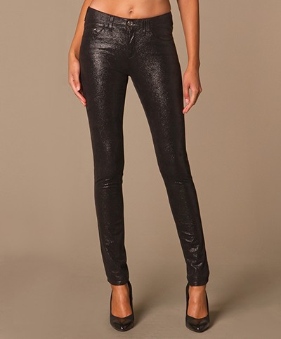 Armani Jeans Metallic Skinny - Zwart Metallic