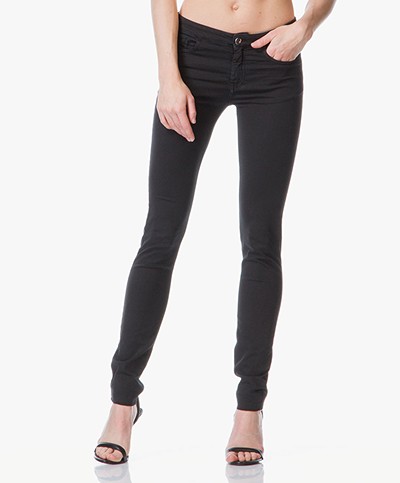 MM6 5-Pocket Skinny Jeans - Black