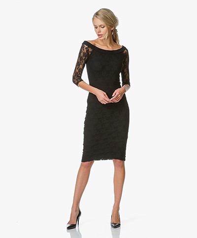 Baukjen Lace Dress Walcott - Black Lace 