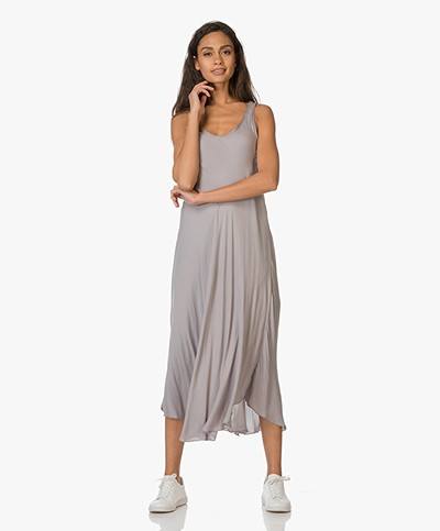 BRAEZ Maxi-dress with Flared Sihouette - Stone