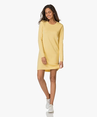 Sibin/Linnebjerg Saga Knitted Dress - Light Yellow