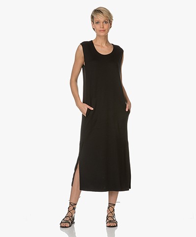 Drykorn Orla Jersey Midi Dress - Black