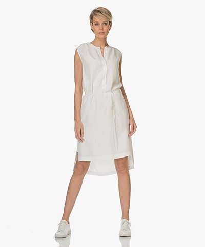 Filippa K High Low Shirt Dress - Off-white