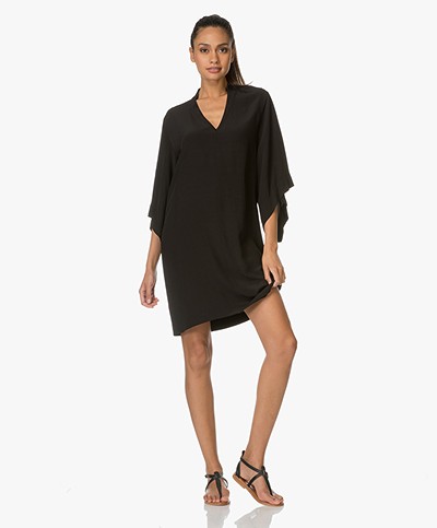 Drykorn Zahra A-line Tunic Dress - Black