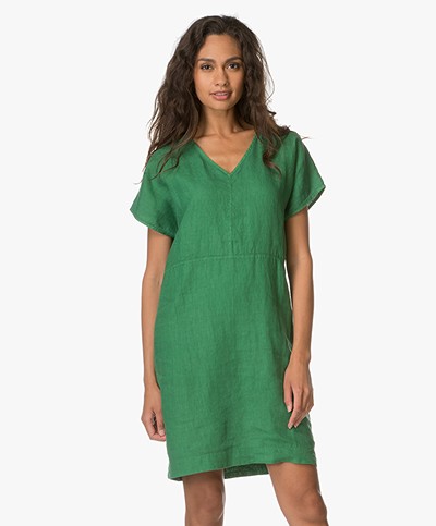 BY-BAR Gitte Linen Tunic Dress - Green 