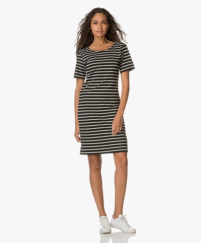 Breizh La Delice Striped Dress - Black/Grey