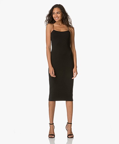 T by Alexander Wang Strappy Cami Dress - Black