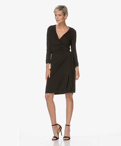 Diane von Furstenberg New Julian Two Wrap Dress - Black
