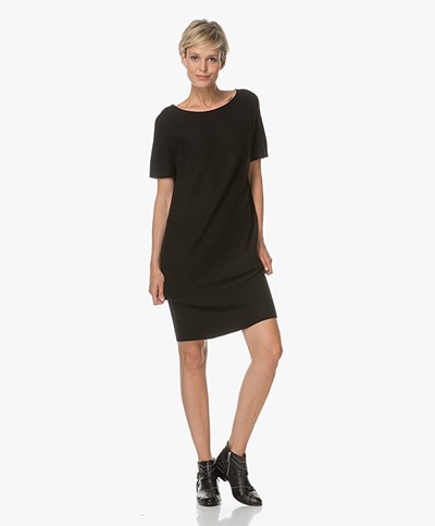 Drykorn Samisa Knitted Dress - Black 