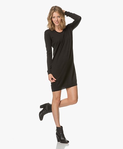 Sibin/Linnebjerg Alba Knitted Sweater Dress - Black