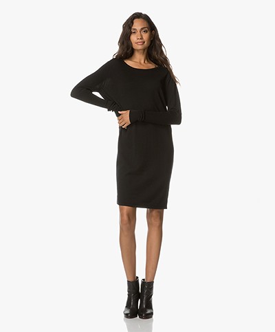 Sibin/Linnebjerg Ella Merino Sweater Dress - Black