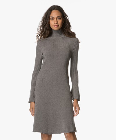 Indi & Cold Knitted Dress - Grey