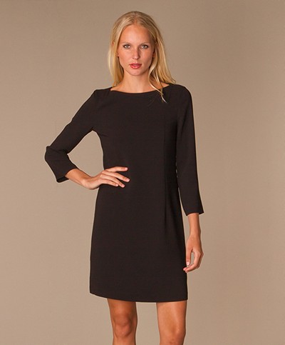 Filippa K Lauren Boatneck Dress - Black