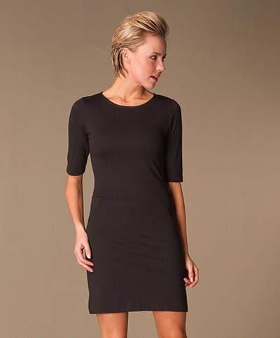Filippa K Tailored Jersey Dress - Black