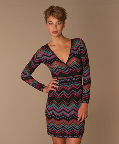 M Missoni Wrap Dress - Multicolored