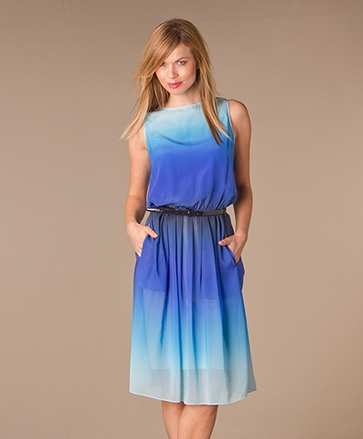 Paul Smith Pleat Dress - Blue