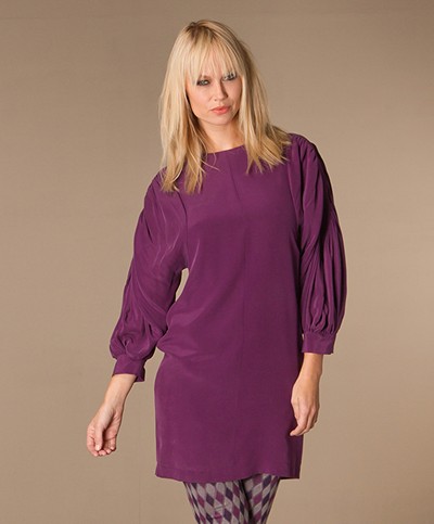 See by Chloé Silk Dress - Purple