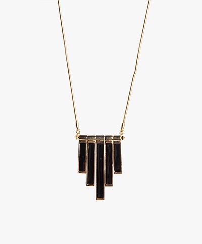 Marc Jacobs Trapeze Necklace - Black