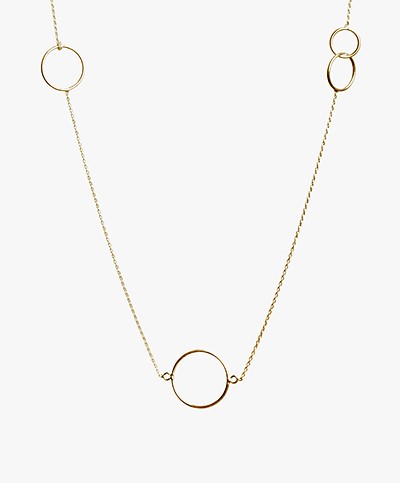 Susanne Friis Bjørner Circles Necklace - Gold