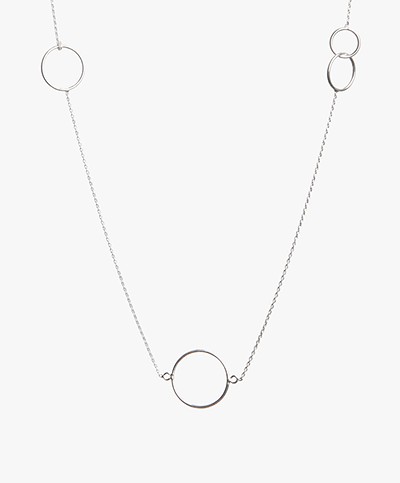 Susanne Friis Bjørner Circles Necklace - Silver