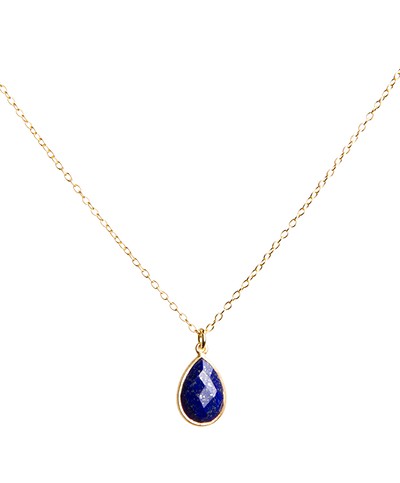 Susanne Drop Necklace -  Lapis Lazuli