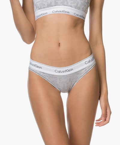 Calvin Klein Modern Cotton Bikini Briefs - Lattice Logo 