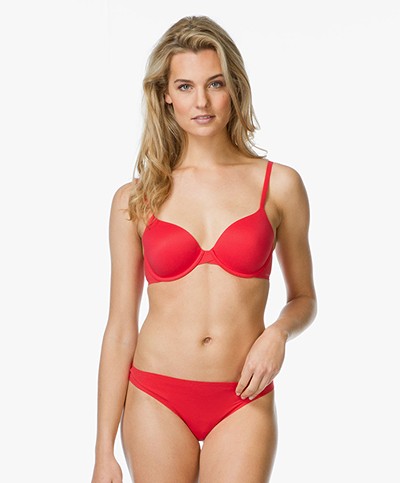 Calvin Klein Perfectly Fit T-shirt Bra - Red